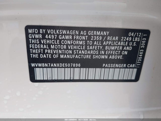 Volkswagen CC 2.0t Sport