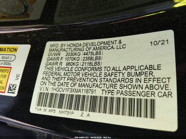 Honda Accord Sport
