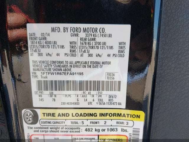 Ford F-150 Svt Raptor