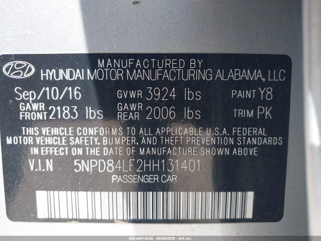 Hyundai ELANTRA Se