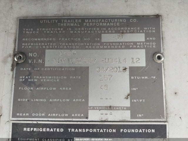 Utility Trailer Mfg Other