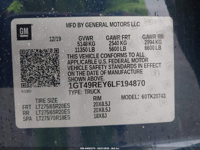 General Motors Sierra 2500HD 4wd  Standard Bed Denali