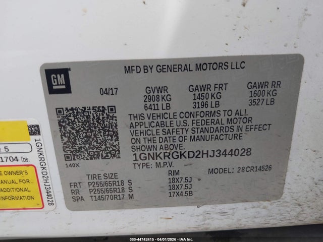 Chevrolet Traverse 1lt