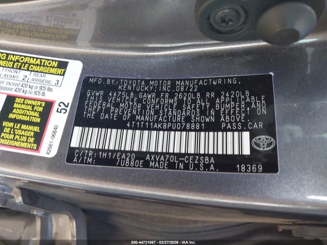Toyota Camry Se