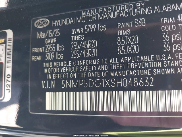 Hyundai SANTA FE Calligraphy