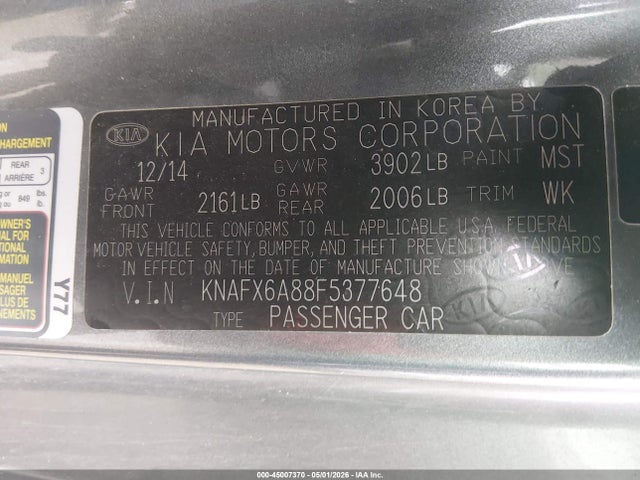 Kia Forte Ex