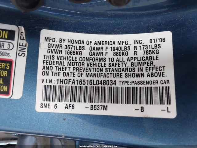 Honda Civic Lx