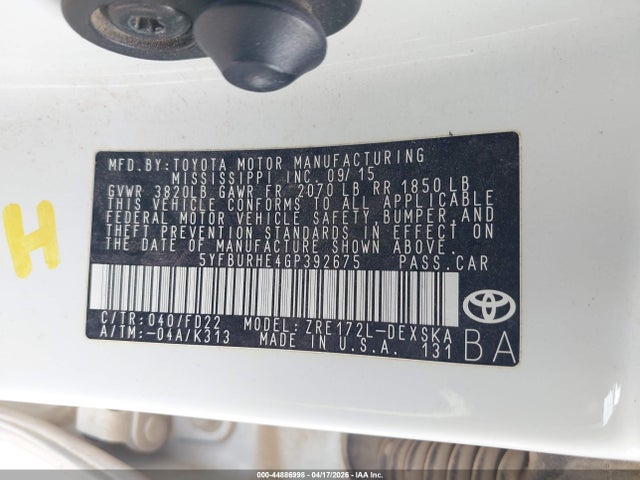 Toyota Corolla S Plus