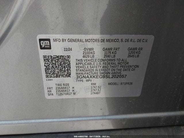 Chevrolet Equinox Fwd Activ