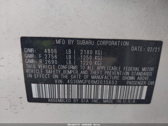 Subaru Legacy Touring Xt
