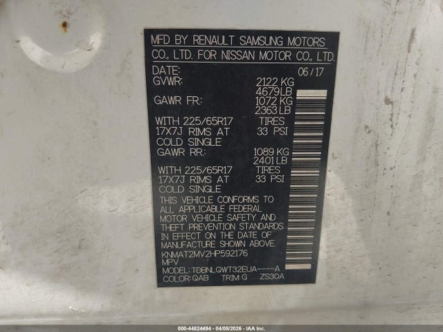 Nissan Rogue Sv