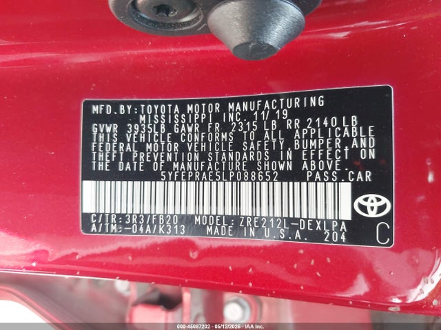 Toyota Corolla Le