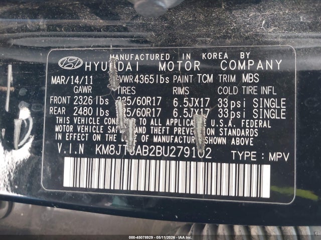 Hyundai TUCSON Gl