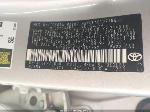 Toyota Corolla Le