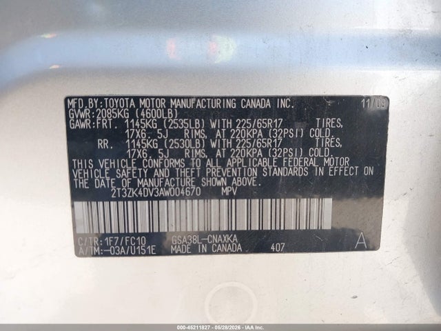 Toyota RAV4 Base V6