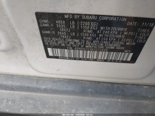 Subaru Outback 3.6r Touring