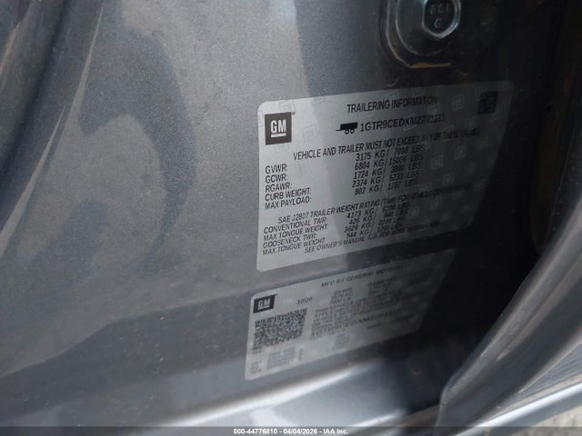 GMC Sierra 1500 4wd  Standard Box Elevation