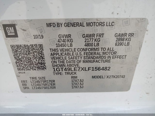General Motors Sierra 2500HD 4wd  Standard Bed