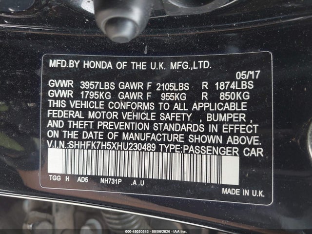 Honda Civic Ex