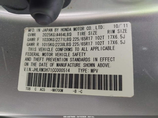 Honda CR-V Ex-l