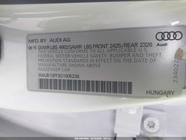 Audi S3 2.0t Premium Plus