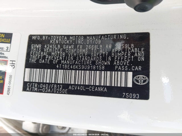 Toyota Camry Le