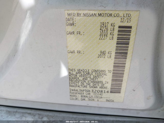 Nissan Altima 2.5 S
