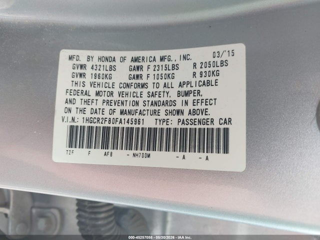 Honda Accord Ex-l