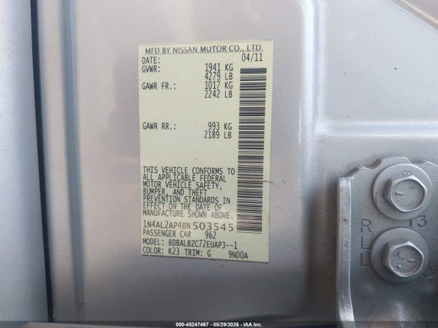 Nissan Altima 2.5 S