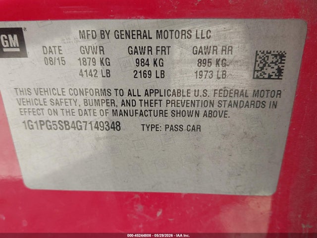 Chevrolet Cruze Ltz Auto