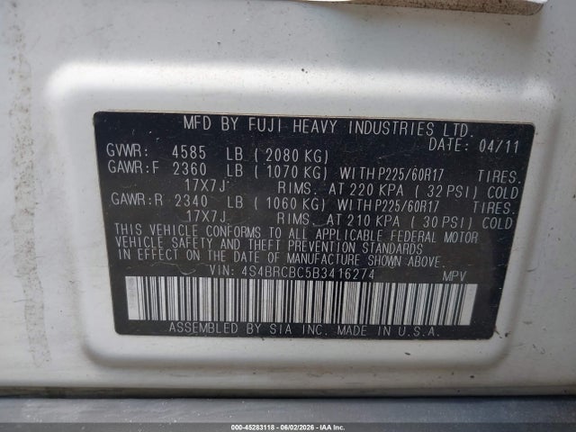 Subaru Outback 2.5i Premium