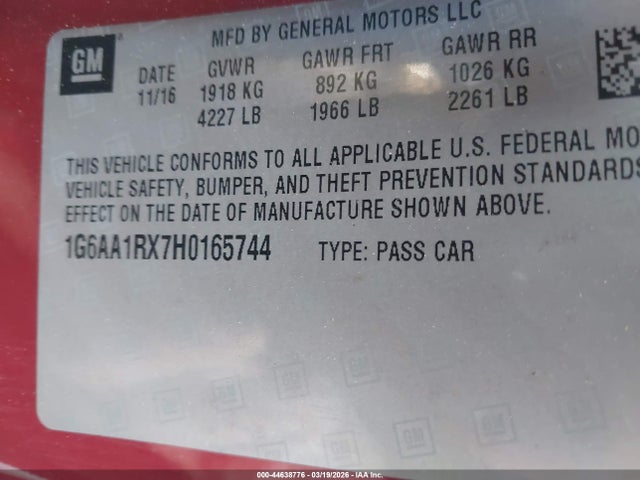 Cadillac ATS Standard