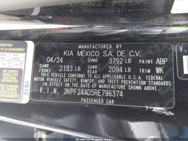 Kia Forte Lxs