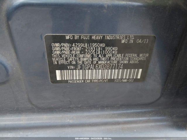 Subaru Impreza 2.0i Sport Premium