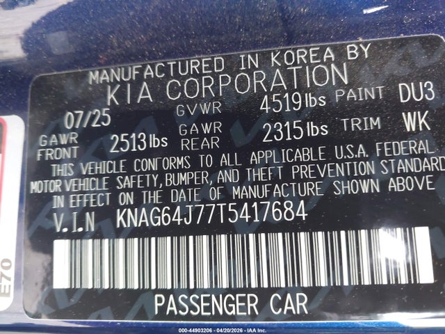 Kia K5 Gt-line Awd