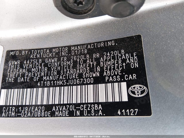 Toyota Camry Se