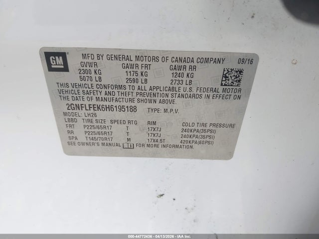 Chevrolet Equinox Lt