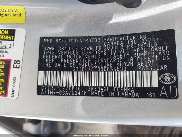 Toyota Corolla Le