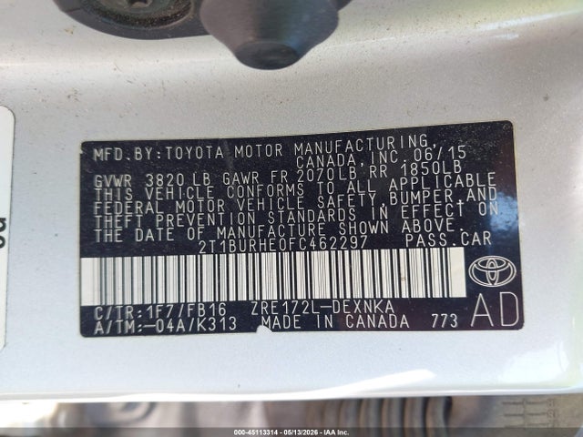 Toyota Corolla Le