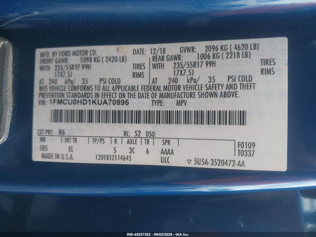 Ford Escape Sel