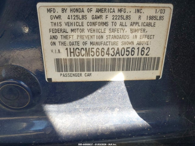 Honda Accord 2.4 Ex