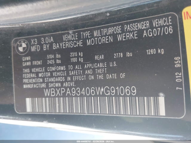 BMW X Series 3.0i