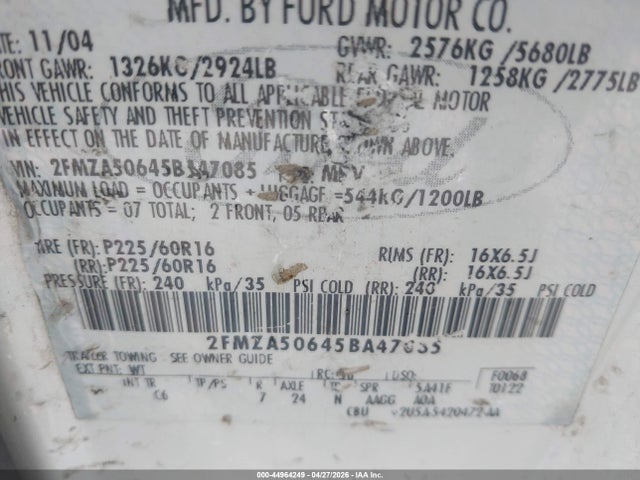 Ford Freestar S