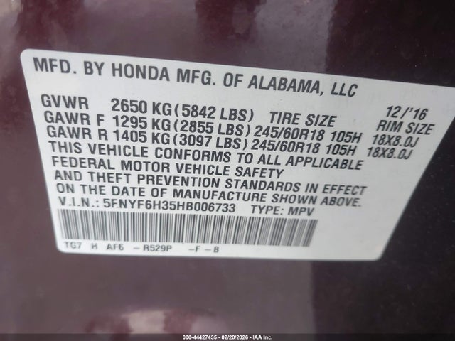 Honda Pilot Ex