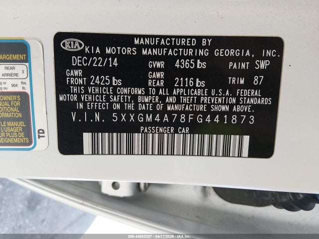 Kia Optima Lx