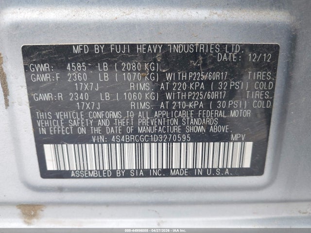 Subaru Outback 2.5i Premium