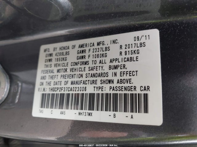 Honda Accord 2.4 Lx