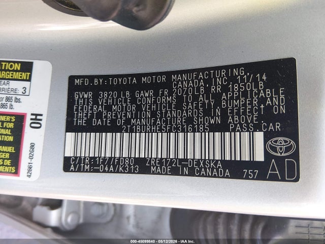 Toyota Corolla S Plus
