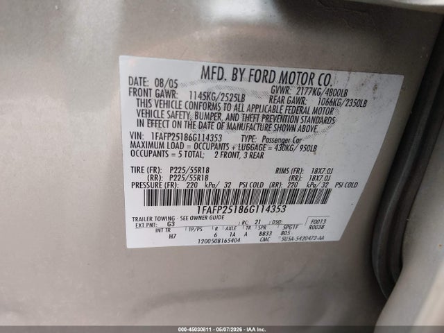 Ford Five Hundred Limited