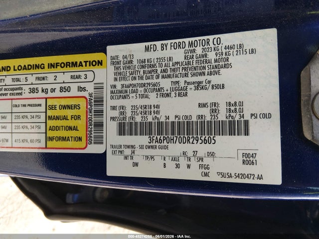 Ford Fusion Se